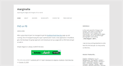 Desktop Screenshot of marginalia.ako.net.nz