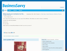 Tablet Screenshot of businesssavvy.ako.net.nz